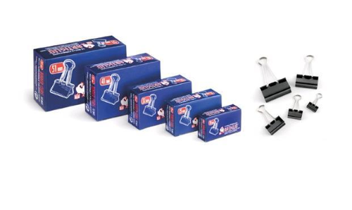 ARTIGLIO MOLLE FERMACARTA IN ACCIAIO 32 mm CONF 12 Pz.
